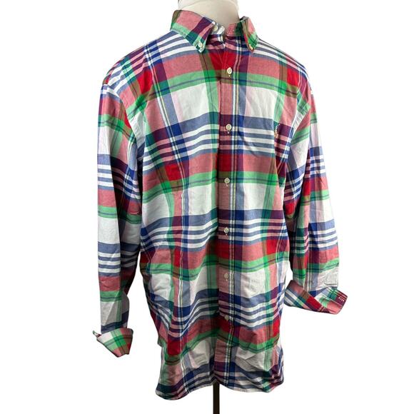 Polo Ralph Lauren Multi-Colored Plaid Button Down Shirt Men's Big & Tall XXL - Picture 2 of 12